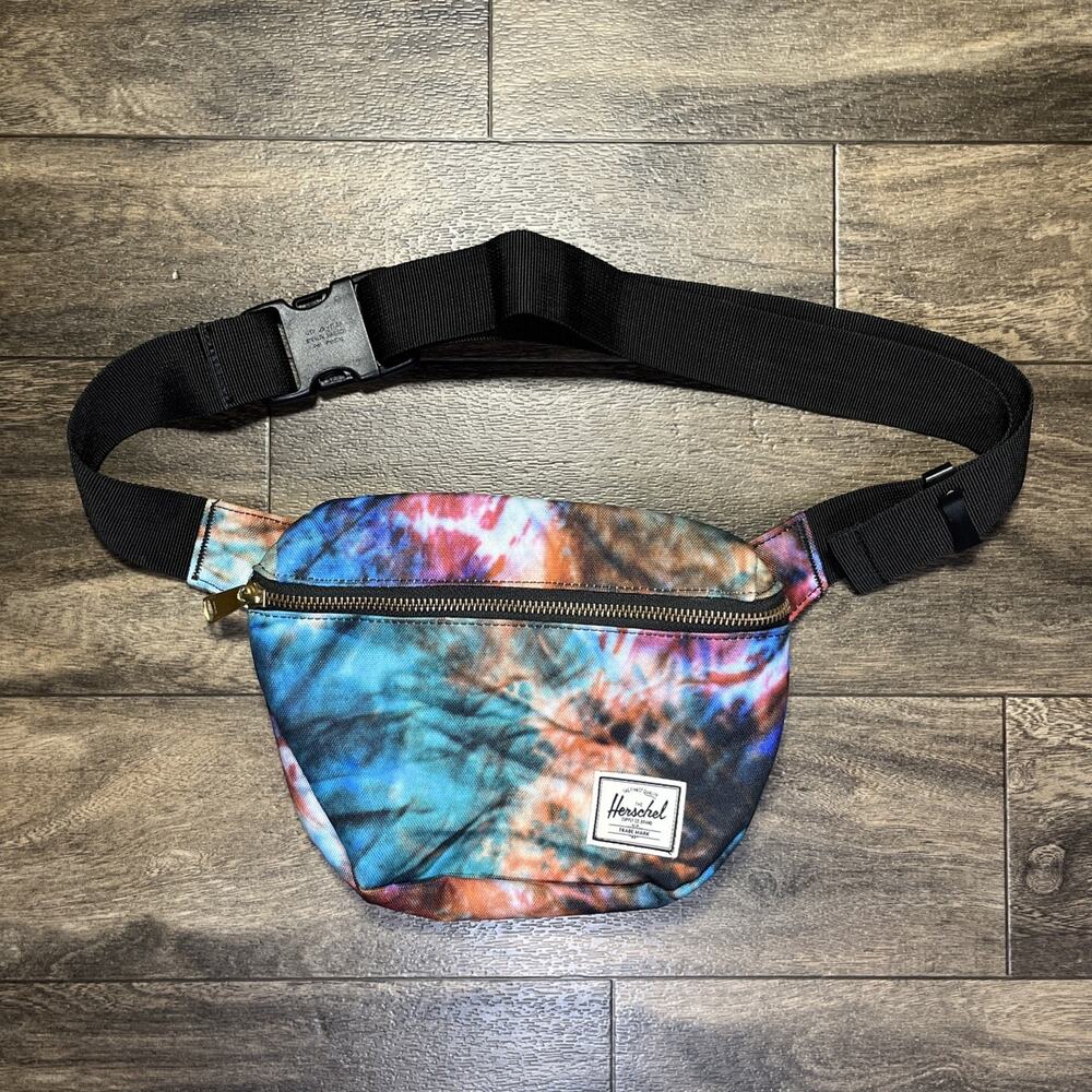 Herschel Supply Co Fifteen Hip Pack Summer Tie Dye Adjustable Travel Fanny EUC